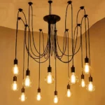 Lampada a sospensione a ragno in stile classico — vista principale