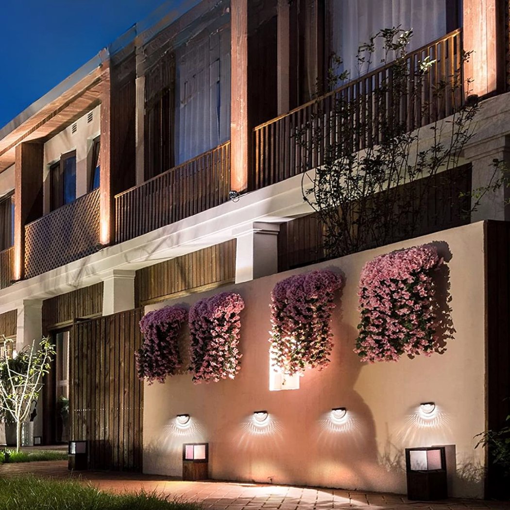 Lampada Led Da Parete 5W Esterni Con Pannello Solare Applique 3 Modalità IP67 - Foto 6