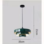 Lampada a sospensione in alluminio in stile scandinavo — vista principale
