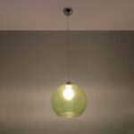Sospensione a globo in vetro design in più colori