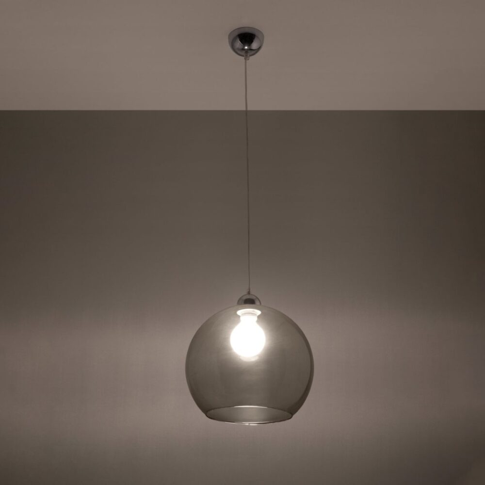 Sospensione a globo in vetro design in più colori