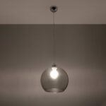 Sospensione a globo in vetro design in più colori