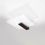 Lampadario in legno wengé dallo stile raffinato