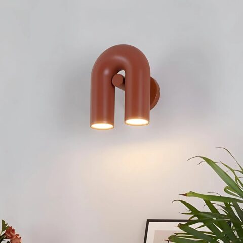 Lampada da parete di design a doppio fascio