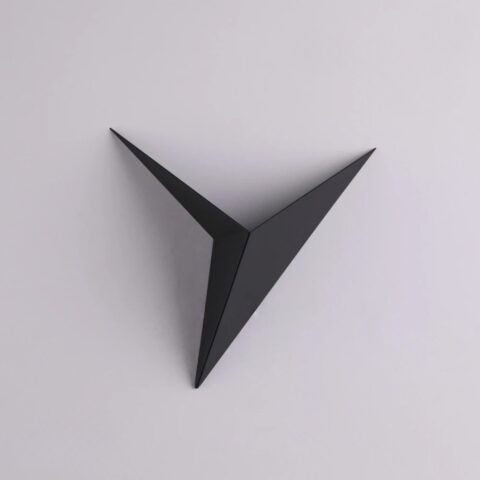 Applique da parete moderna origami 3 rami